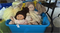 Tote of miscellaneous Doll, some cabbage patch