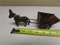 toy donkey & cart