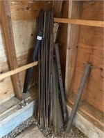 Pile of pipe – re-bar & misc