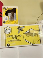 Brand New Deep Brood Box & Smoker For Beekeeping