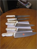 5 Commercial Butcher Knives Dexter & Other