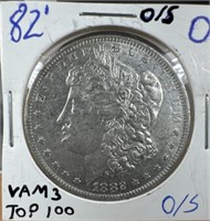 1882-O/S VAM3 Top 100 Silver Morgan Dollar