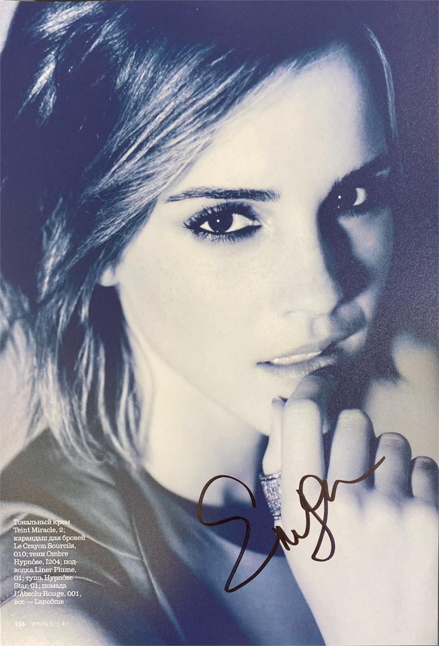 Autograph  
Emma Watson Photo