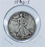 1946-S U.S. Silver Walking Liberty Half Dollar