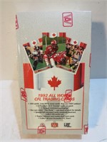 1992 All World CFL Trading Cards Wax Box Sealed