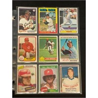 (18) Different Vintage Baseball Stars