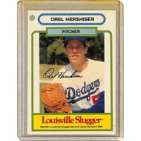 Orel Hershiser Louisville Slugger Card