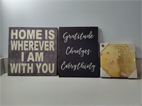 Home Décor Wall Art, 3 PCs