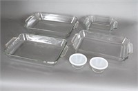 Anchor Hocking Glass Casserole Pans & Lidded Bowls