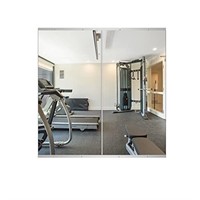 48x24x(2pcs) Frameless Home Gym Mirror