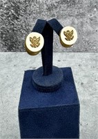 WW2 US Army Sweetheart Earrings