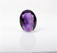 10.73CT Oval Amethyst Loose Stone