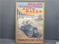 ~ 1995 Indianapolis 1914 Auto Races Poster -