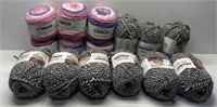 Lot of 15 Yarnspirations Carbon Yarn - NEW