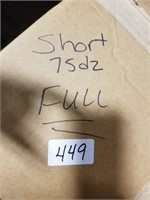 Box of 75 Doz. Short Cuff Gloves