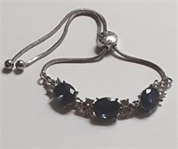 CHARTER CLUB BRACELET BLUE GEMS