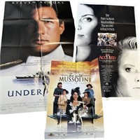 Movie Posters - Under Seige, Tea w Mussollini, The