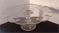 4.5” x 11” Round Clear Glass Cake Stand.