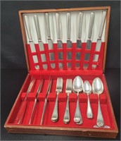 Rogers Silver Plated 37 piece Flatware