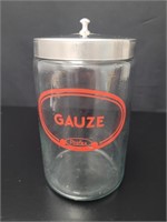 Profex Glass Gauze Canister vtg