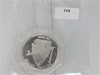 1972 25.5G .999 Silver Osage Tribe Round