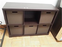 Contemporary storage cabinet with five