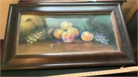 Fruit picture & old frame