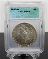 1880 - O Morgan Silver Dollar