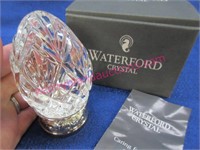 waterford crystal egg 5th edition w/stand (5of6)