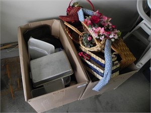 2 Box Lots of Misc. Household Items