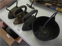 Sad Irons, Cast Iron Pot