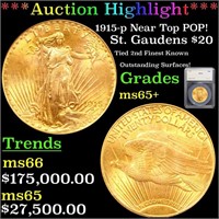 ***Auction Highlight*** 1915-p Gold St. Gaudens Do