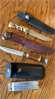 (3) Assorted Knives