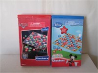 DISNEY CARS AN MICKEY MOUSE CHECKERS