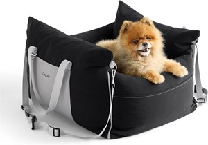 Dog Car Seat - Waterproof  Black  25lbs