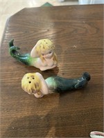 Vintage Japan Blonde Mermaids S&P Shakers
