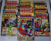 Sixteen 25-Cent Marvel Big Pages Comic Books