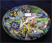 Millefiori 4 1/2" by 7" Paperweight