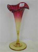 Amberina 6" Lily vase