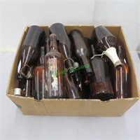 Beer Bottles-Brown/Clear qt. 25 + approx