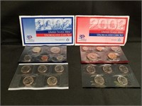 2002 P&D Uncirculated Coin Set