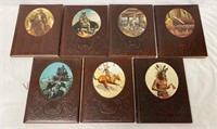 The Old West Faux Leather Hardcover Books - 7