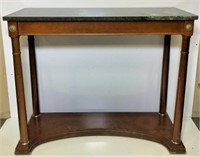 Green Marble Top Sofa Table