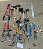 Hammers, Mallets, Clamps, Bolt Cutter & More