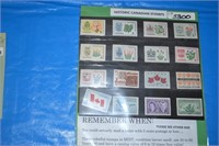 HISTORIC CANADIAN STAMPS