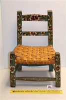 Vintage child's chair; does show some wear, see