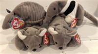 TY Beanie Babies Ants, Mel, Tank Beanie Babies