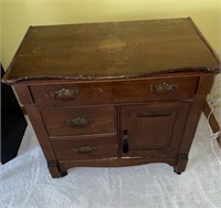 Vintage Wash Stand On Casters