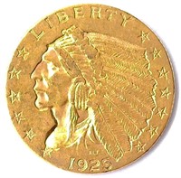 1925-D Gold $2.50 Uncirculated