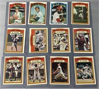 12 1972 Topps Baseball Star Cards Aaron Clemente